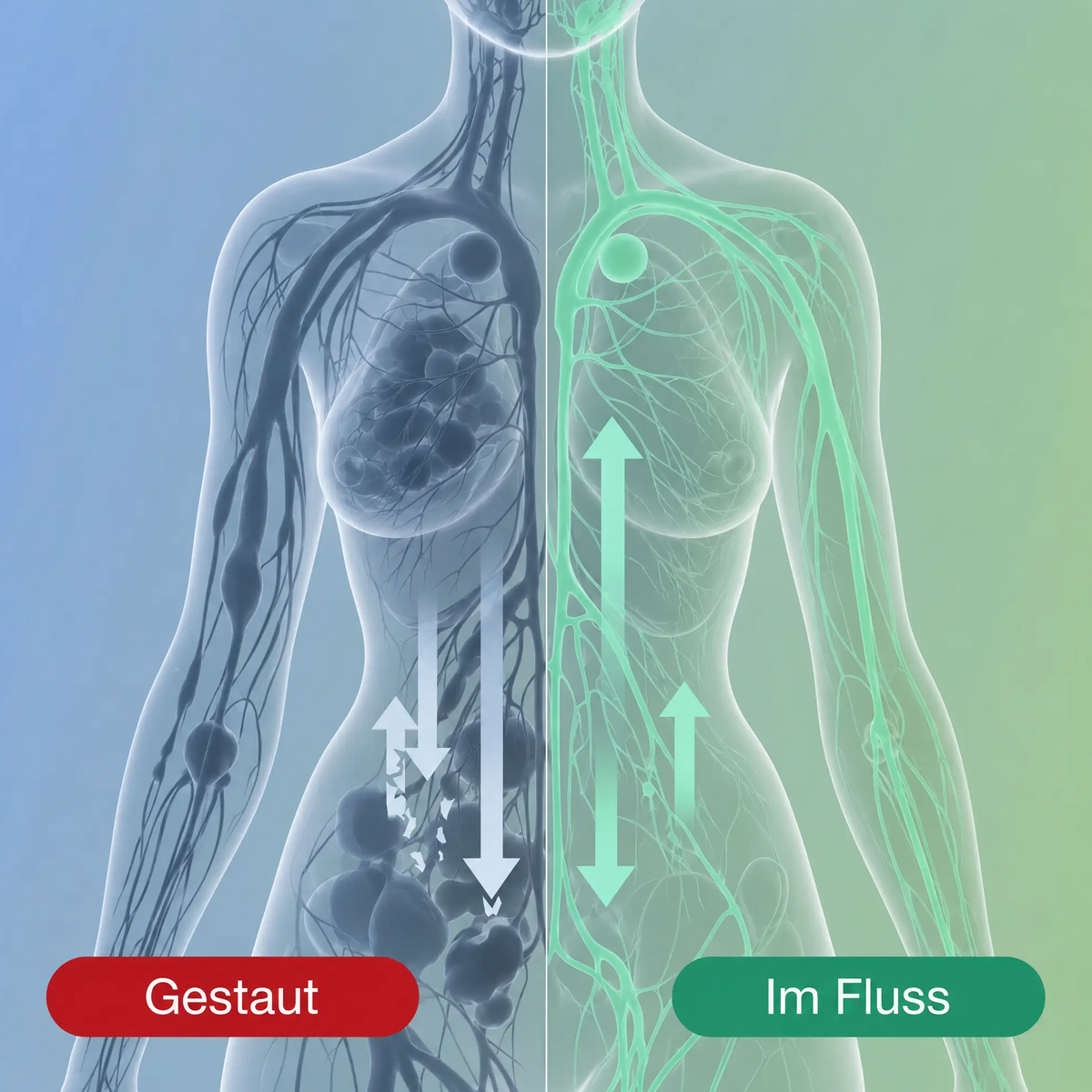Dein Lymphsystem besitzt keine eigene Pumpe